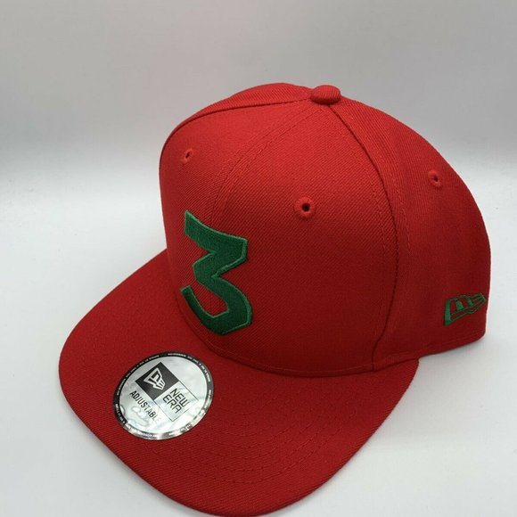 Chance The Rapper 3 Era Cap Snapback Hat Red Green Super Rare - Picture 5 of 5